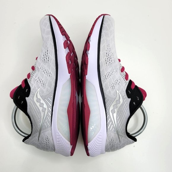 Saucony Guide 14 Women's Running Shoes White Gray Purple S10654-55 US Size 8 - Picture 6 of 8